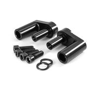 Risere Guidon pour BMW R1250RT R1200RT LC R 1250 1200 RT - Adaptateur D'extension Barre Poignée Moto, Accessoires Serrage, Rehausse (Noir)