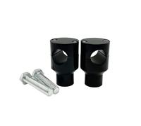 Risers Guidon Moto Pour V-Star 650 Pour Classic Pour Custom 22MM 25MM Guidon Moto Riser Up Kit De Fixation Barres Poignée 1 "7/8"(25MM Black)