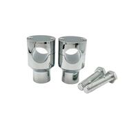 Risers Guidon Moto Pour V-Star 650 Pour Classic Pour Custom 22MM 25MM Guidon Moto Riser Up Kit De Fixation Barres Poignée 1 "7/8"(22MM Chrome)