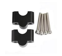 Risers Guidon Moto Pour VOGE Pour Valico Pour DS525X Pour 525DSX Guidon Moto Montage Riser Poignée Barre Serrage Élévation Extension Adaptateur(A Just Height-black)