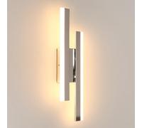 Riserva Applique Murale Intérieure, 16W Lampe Murale LED Moderne, 3000K Blanc Chaud Luminaire Mural Interieur, Acrylique Luminaire Mural Interieur pour Salon, Chambre, Escalier, Couloir 40cm