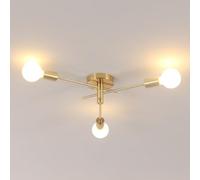 Riserva E27 Lustre Vintage Sputnik, 3 Lumières Or