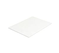 RISHORI 1 pièce Plaque en Plastique ABS Blanche, Feuille Thermoplastique Panneaux Rigides DIY, 500 mm x 500 mm Épaisseur 1,5-3 mm, pour Décoration Et Artisanat,500mmx500mmx1.5mm