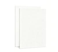 RISHORI 2 Pièces Plaque en Plastique Abs Blanche Feuille Plastique Rigide Flexible 150mm x 150mm Épaisseur 3-5mm pour Décoration de Maison et Artisanat,150mmx150mmx3mm