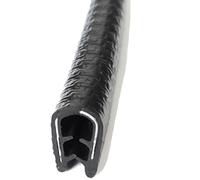 RISHORI Bande De Chant en PVC, Bande De Chant À Rainure en U, avec Plaque d'acier Intégrée, Compatible avec Les Bandes De Chant d'une Épaisseur De 0,5 À 33 Mm. Convient Aux Skateboards.,7mm*10mm