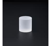 RISHORI Bloc Acrylique Blocs Cylindriques Blanc Givré Élévateurs en Acrylique Diamètre 5cm Conception Simple Base Placement Flexible Combinaison Libre,5cm