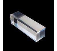 RISHORI Carré 5X5cm Rectangulaire Bloc Acrylique Présentoir Clair Solide Base Contremarches Clear Cube Design Simple Moderne pour L'Affichage Et L'Organisation De La Collection,18cm