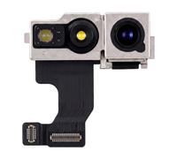 Risidamoy Caméra frontale de rechange pour iPhone 16 Plus 12 MP Caméra selfie avant 4K Dolby Vision 60 fps Module de capteur de proximité Réparation pour modèles A3291 A3290 A3082 A3289