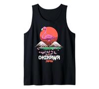 Rising Sun Flamingo Cherry Blossom Sakura Okinawa Japon Débardeur