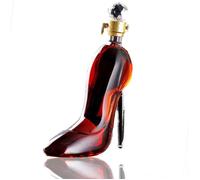 ®RisingFF Bouteille à vin à talon haut de 350 ml avec bouchon, adaptée au whisky, adaptée aux amateurs de vin