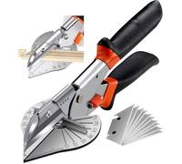 ®RisingFF Cisaille à onglet d'angle 45°-135°, ciseaux multi-usages pour couper les câbles et les fils électriques.