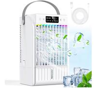 ®RisingFF Climatiseur portable, 1500ML, climatiseur portable silencieux 4 en 1, 4 vitesses, 2 modes de pulvérisation