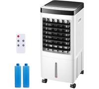 ®RisingFF Climatiseur portable avec réservoir d'eau de 10 L, 3 vitesses, adapté à une utilisation intérieure ou extérieure
