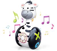 ®RisingFF Jouet musical pieuvre à bascule pour bébés de 1 à 3 ans, avec lumières et chansons (zera)