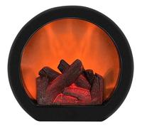 ®RisingFF Simulation de lumière de cheminée à LED Cheminée décorative réaliste à LED de bureau