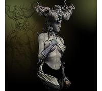 Risjc 1/10 Buste en résine modèle de Buste de Personnage modèle féminin de Science-Fiction kit de modèle Blanc // N33404