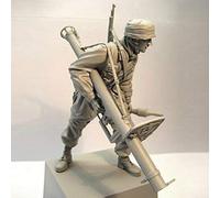 Risjc 1/16 Figurine en résine modèle Soldat, Parachutiste de Guerre de Normandie modèle gk scène Militaire de la Seconde Guerre Mondiale // N1744