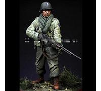 Risjc 1/16 modèle de Soldat en résine, Seconde Guerre Mondiale US 29th Infantry Division gk Fait à la Main Blanc modèle Militaire // N7855