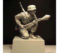 Risjc 1/16 WWII Normandie guerre résine soldat modèle (sans plate-forme) kit de modèle miniature non peint et non assemblé/U87379