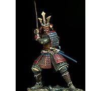 Risjc 1/24 75mm Figurine en résine modèle Ancien samouraï Japonais du 17ème siècle // N11601