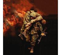 Risjc 1/35 Guerre du Vietnam Soldats américains Ont sauvé des camarades d'armes kit de modèle en résine kit de Soldat Non assemblé et Non Peint ///12Y817