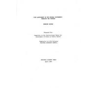 Risk Assessment In The Federal Government