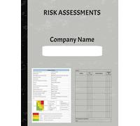 Risk Assessment Record Book: 72 page risk assessment logbook for businesses to complete and record risk assessments for safety compliance