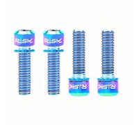 Risk Boulons llen M6 x 18 mm en alliage de titane (colorés).