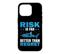 Risk is Far Better Than Regret Scuba Dive Diver Diving Coque pour iPhone 16 Pro