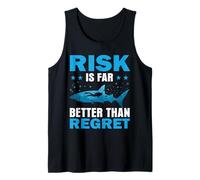 Risk is Far Better Than Regret Scuba Dive Diver Diving Débardeur