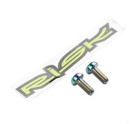 RISK Lot de 2 boulons de rechange M5 x 12 mm pour porte-bouteille de vélo en alliage pour une fixation fiable pendant le cyclisme (colorés)