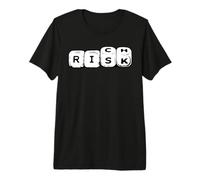 Risk Rich Dice Hustle Entrepreneur Argent Dollar Richesse Drôle T-Shirt Haut de Gamme