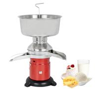 Rismanor Séparateur électrique de crème de lait 40 W 60 L/H haute efficacité écumoire à lait centrifuge en acier inoxydable 304 séparateur de lait de chèvre de vache avec bol de 5 L 10500 tr/min pour