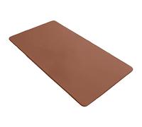 rismart Elastique Nappe de Table Cuir PU Nappe Rectangulaire Imperméable Résistant à l'huile Couverture Café,80_x_140_cm
