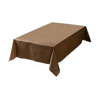 rismart Imperméable Nappe Rectangulaire PVC Nappes de Table pour Salle à Manger Cuisine Café 140_x_180_cm