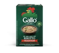 RISO GALLO - Riz Arborio Parfait pour Risotto Crémeux, Grain Fondant et Goûteux (500 g) - Le lot de 4