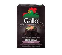 Riso Gallo Riso Nero Integral Lot de 3 boîtes de riz noir à grains entiers 100 % riz italien 500 g + 400 g
