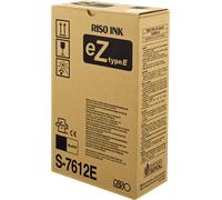 RISOGRAPH S-7612E Encre Originale Noire Pour EZ200 / EZ300 / EZ370 / EZ570