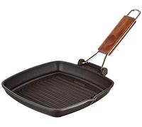 Risolì Poêle grill Saporella antiadhésive aluminium noir 20 x 20 x 2,5 cm