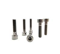 RISON Lot de 5 boulons en titane DIN912 M8 x 1,25 x 30 mm