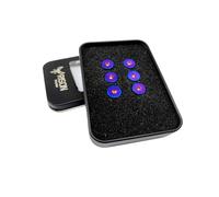 RISON-Titanium 6 Pièces Boulons de Volant à Six Pans Creux en Titane M5x0.8x12mm, Vis de Volant de Voiture à Tête Fraisée, Vis à Tête Plate de Montage pour Volants de Course