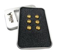 RISON-Titanium Lot de 6 Vis de Frein à Disque de Vélo en Titane M5x12mm, Vis de Rotor de Vélo, Boulons de Rotor de Frein à Disque Tête Torx en Alliage de Titane GR5 pour VTT, Moto