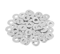 RISON-Titanium Rondelles Plates en Titane Grade 5 M7, 25 Pièces Rondelles de Sécurité DIN125, Rondelles de Carrosserie Métalliques Bagues D'étanchéité pour Vis, écrous, Tige Filetée