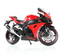 Risopen 1/12 Compatible pour Suzuki 1000R Motorrad Modell Toy Mini Alloy Metal Diecast Motorcycle Model Red Motorrad Modell