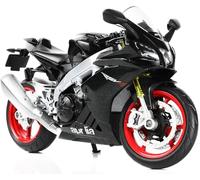Risopen 1:12 Moto en Alliage de Collection Compatible Aprilia RSV4 RR1000 | Réservoir carburant en métal moulé sous pression pour figurines 5-7 pouces idéal pour vitrine et collection