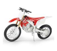 RISOPEN 1:18 Moto Tout-Terrain modèle réduit Compatible Honda CRF 450 | Style motocross peinture lisse convient aux figurines 5-7 pouces cadeau superbe pour garçons de 8 à 14 ans et collection