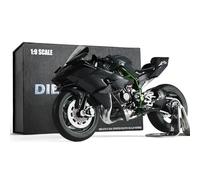 Risopen 1:9 Modèle de Moto en métal moulé sous Pression, Noir