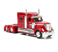 Risopen Camion Jouet, Échelle 1/64 Métaux Modèle de Camion, International Lonestar Jouet de Remorquage Moulé sous Pression Garçon Cadeau et Les Collectionneurs Modèles-Rouge