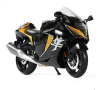 Risopen Jouet 1:12 En Alliage - Mini Moto Compatible avec Suzuki Hayabusa - Réplique Miniature - Cadeau d'Anniversaire pour les Fans - Noir