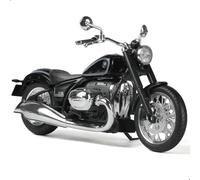 Risopen Modèle de moto 1/12 pour BMW R18 en alliage moulé sous pression Modèle de moto pour Welly Pas de montage requis Mini Racing Moto Collection Cadeau pour adulte (Noir)